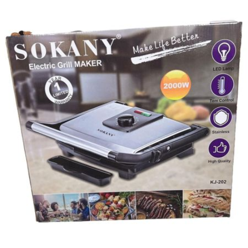 Sokany electric grill maker