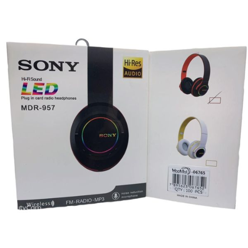 Audifonos Inalambricos LED MDR-957