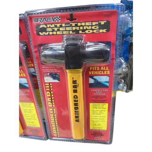 Anti-theft steering wheel lock