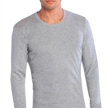 CAMISETA ALGODÓN  ADULTO IMPORTADA GRIS