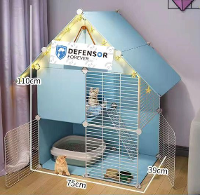 CASA PARA MASCOTA DE DOS PISOS