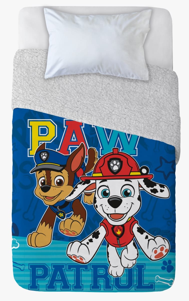 FRAZADA POLAR SHERPA PAW PATROL