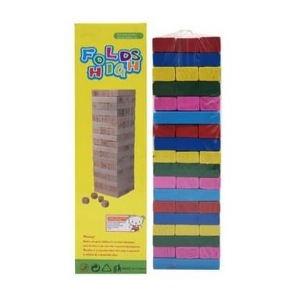 Juego torre de madera