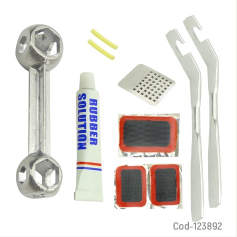 Kit De Reparacion 8 En 1 Para Camara De Bicicleta