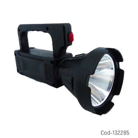 Linterna LED + 1 COB. Recargable, Grande.