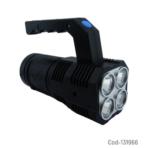 Linterna LED 4 En 1 + COB Recargable USB.