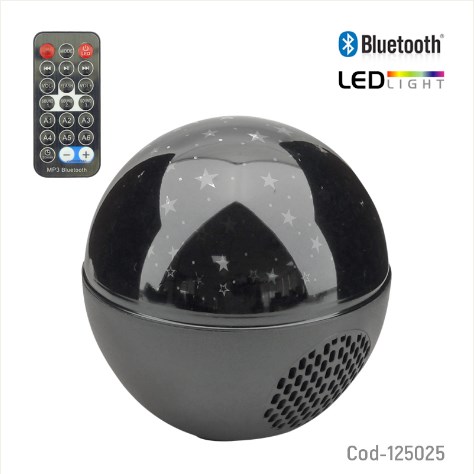 Parlante Bluetooth Y Lampara LED RGB Rítmico, LED Magic Ball