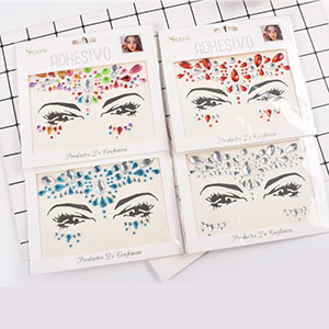 stickers de perlas para mascara 